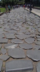 Road near the Colosseum in Rome