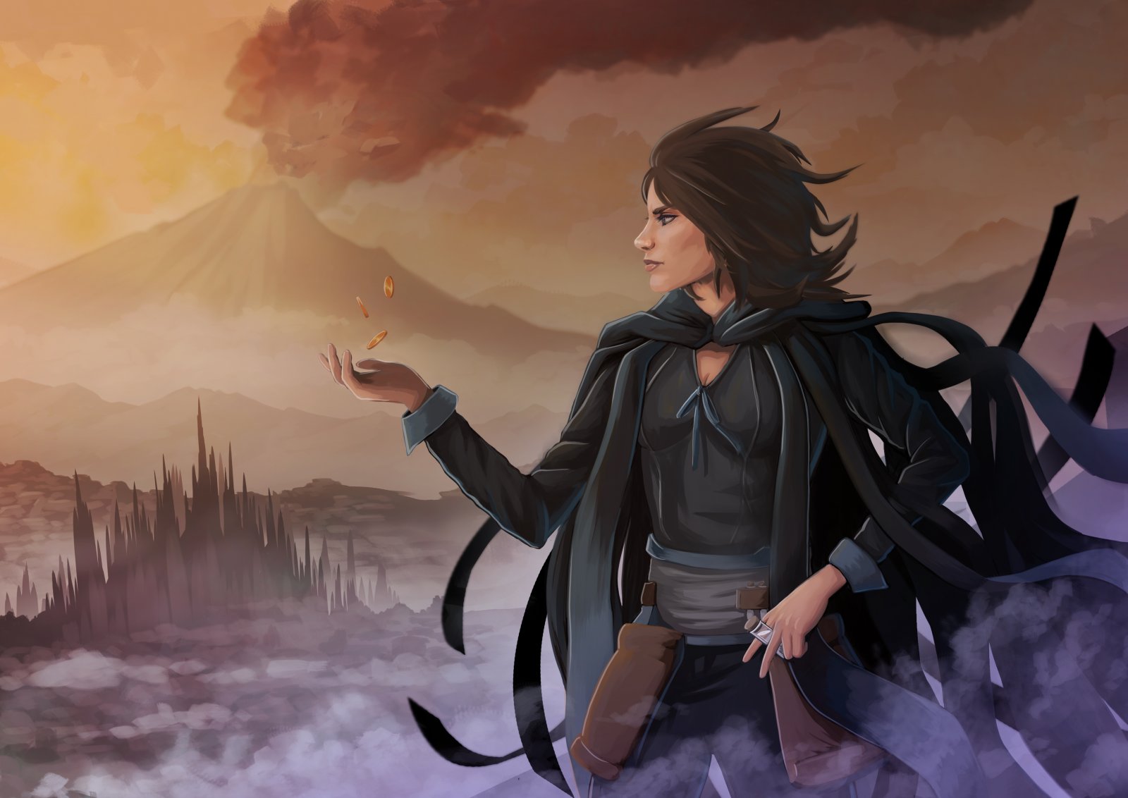 Vin From the Mistborn Series in the Brandon Sanderson Cosmere 