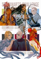 More information about "Six Fanarts Challenge - Cosmere Version (2021)"